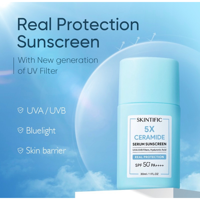 SKINTIFIC - 5x Ceramide Serum Sunscreen Spf 50 PA++++