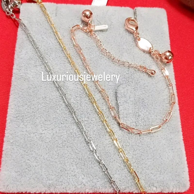 Variasi gelang paperclip klip mini premium