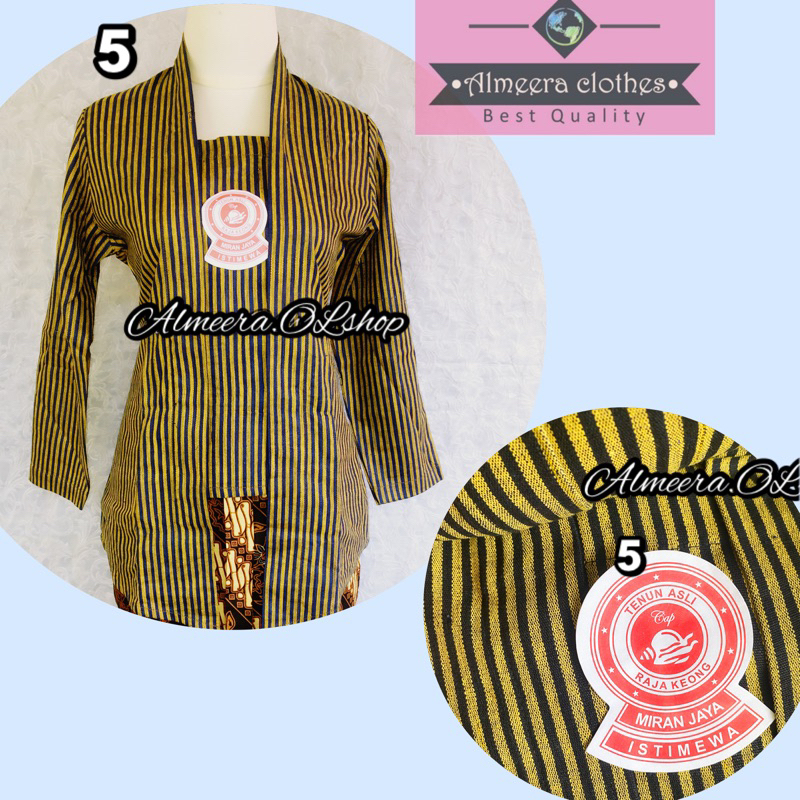 baju jawa kebaya lurik istimewa raja keong