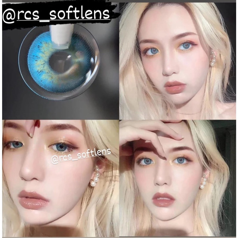 RCS ✅ Softlens biru minus -0.75 s/d -5.50 softlens Russian blue