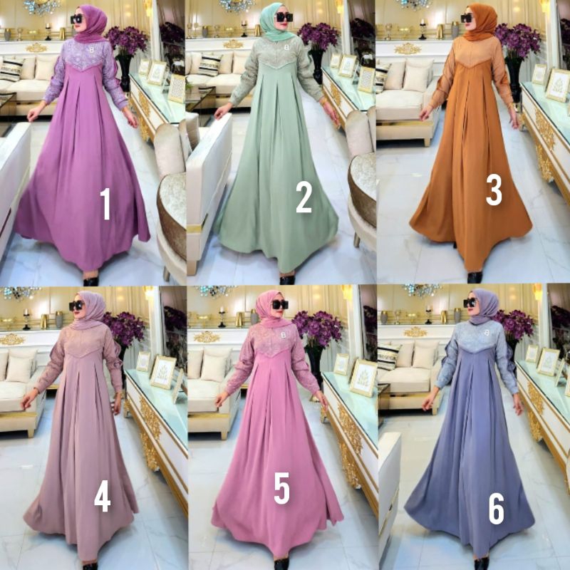 almayra dress ORI Aqila Fashion