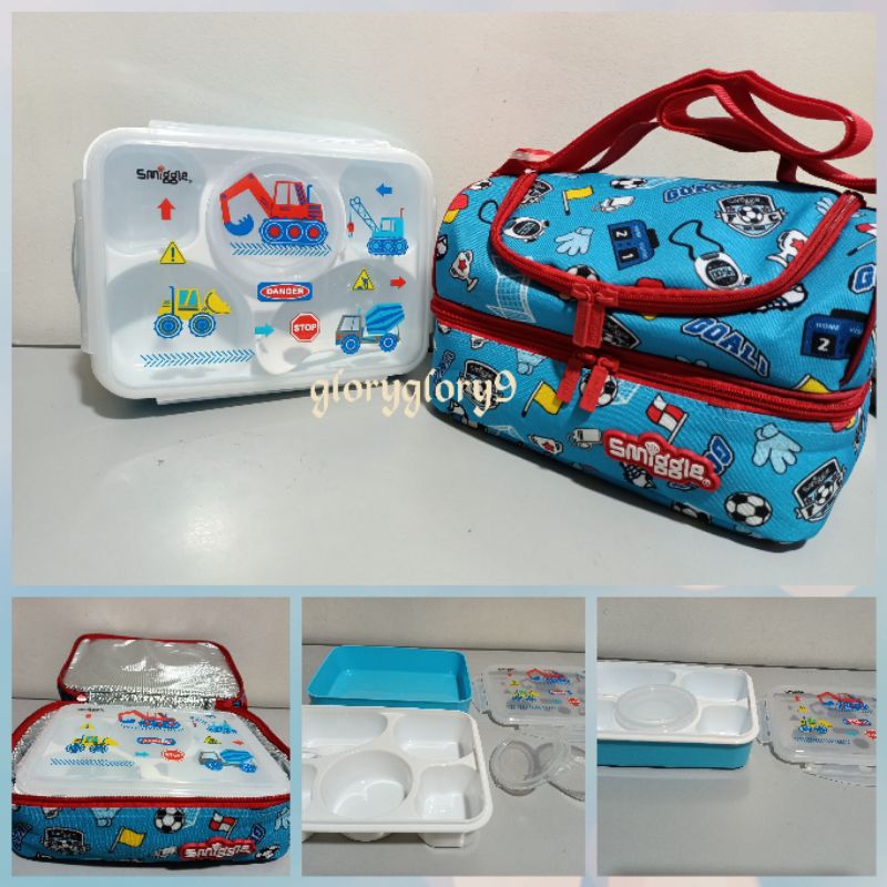 Paket hemat lunchbag+lunchbox smiggle