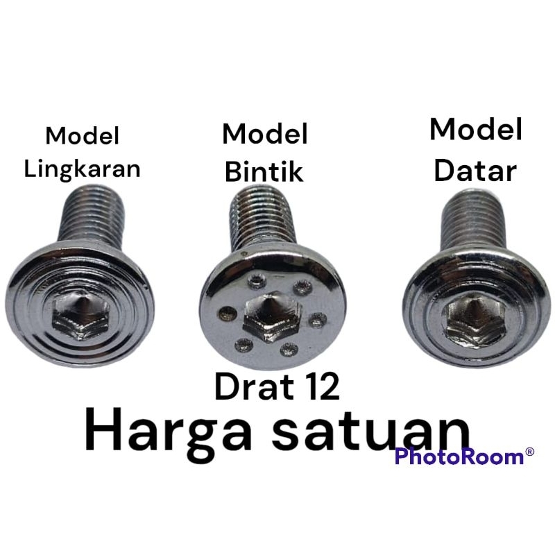 Baut Disc Disk Piringan Cakram Probolt Stenlis Depan Belakang Harga Satuan