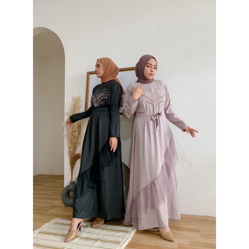 Princess Dress Jumbo/Dress Tille Ld 110/Dress Seragaman/Dress Lamaran/Dress Remaja/Maxy Dress Tille