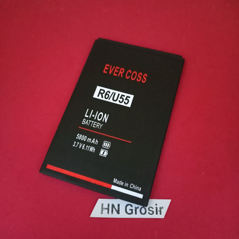 Baterai Evercoss R6 / U55 Batre hp Evercoss R 6 / U 55