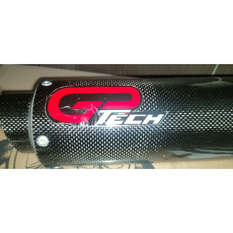 knalpot GP tech long corse Carbon bekas