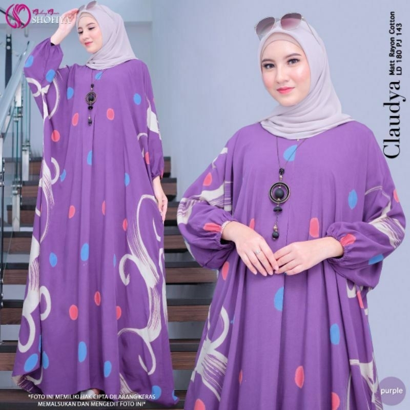 KAFTAN JUMBO KEKINIAN RAYON PREMIUM LD 170 BUSUI RESLETING DEPAN BAJU KELELAWAR TERBARU TERMURAH