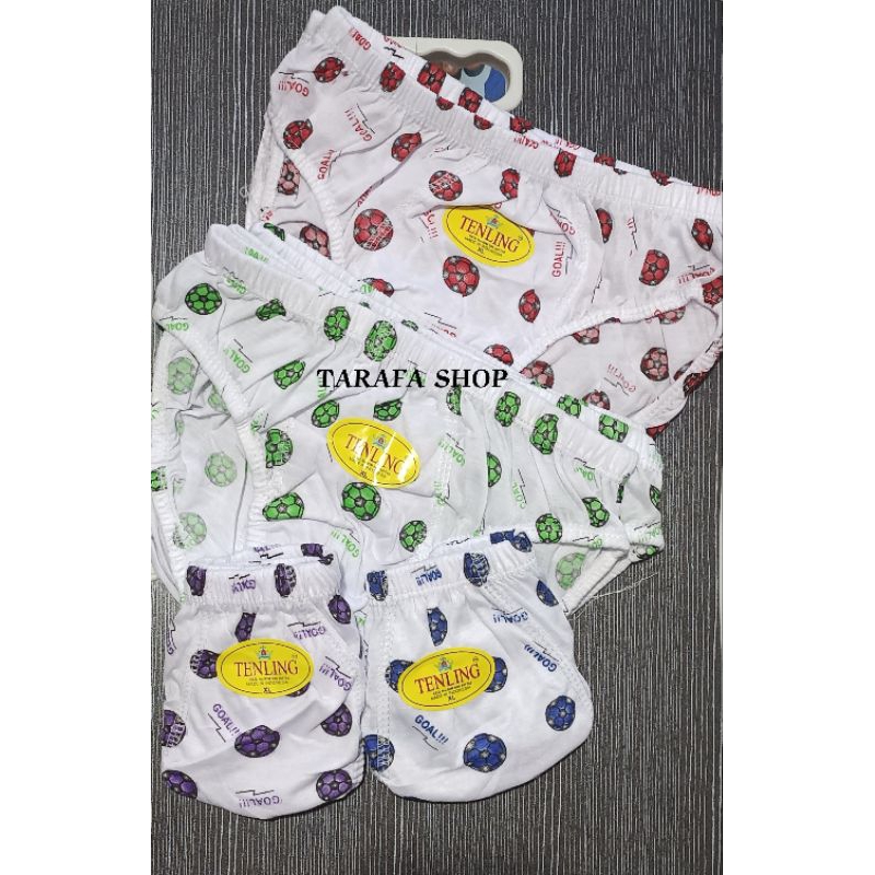 3 PCS CELANA DALAM ANAK LAKI-LAKI MOTIF BOLA/CELANA DALAM ANAK LAKI-LAKI MURAH