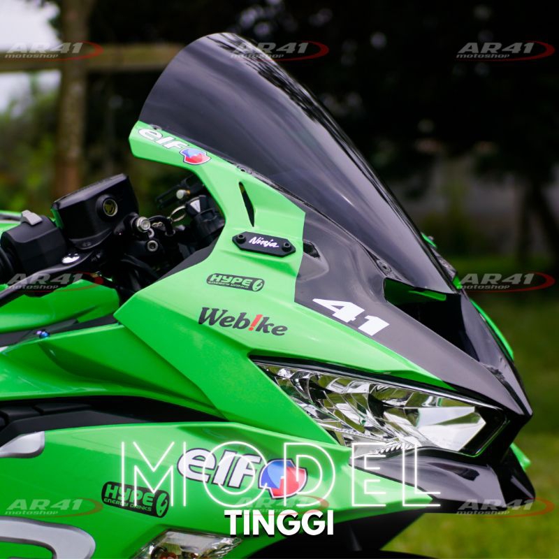 Windshield zx25r visor zx25r Kawasaki zx25r winshield zx25r tinggi MODEL TINGGI AR41