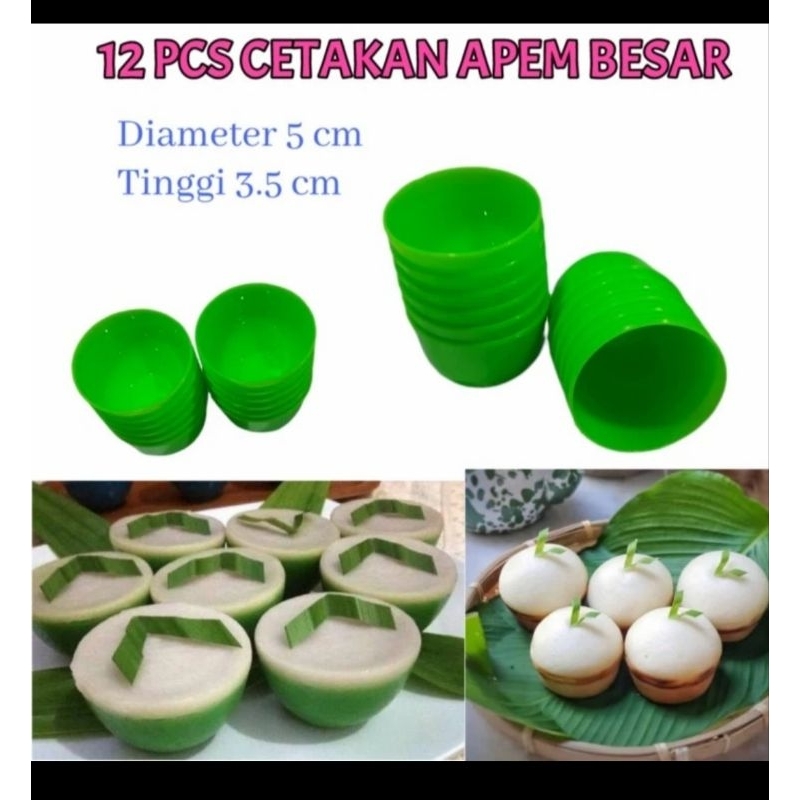 12pcs cetakan kue talam uk.5cm