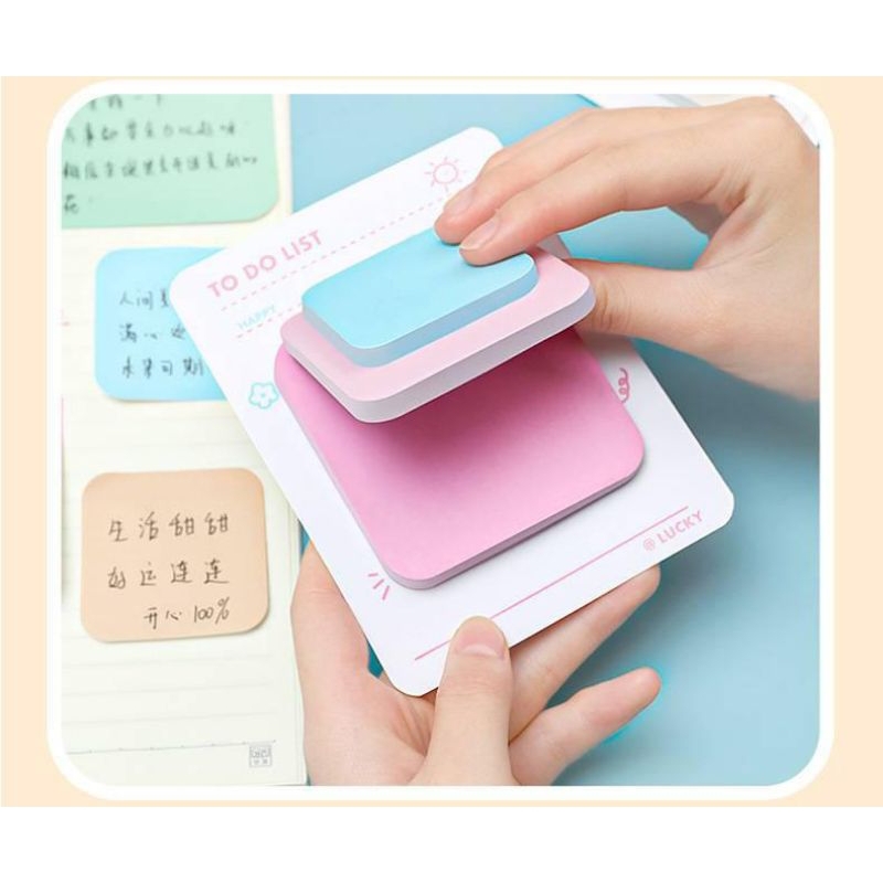 Post it Sticky Notes dan memo polos 3 ukuran 90 lembar