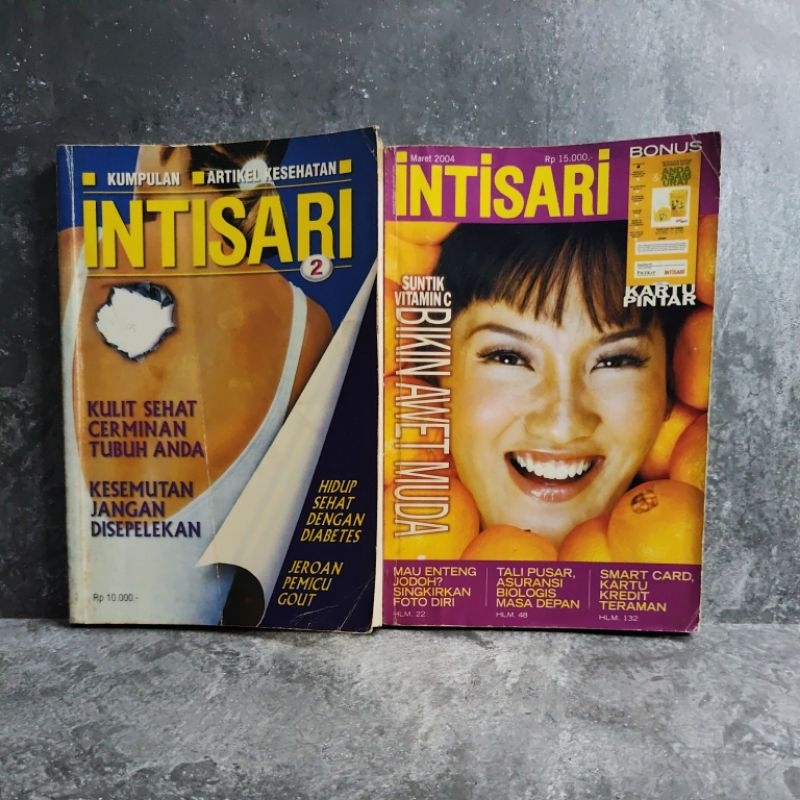 Buku / Majalah Intisari, Kulit Sehat Cerminan Tubuh anda, Suntik Vitamin C Bikin Awet Muda.