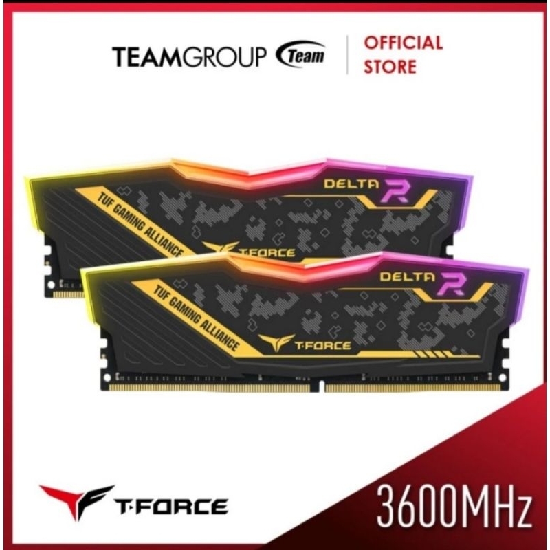 Memory Team Delta TUF Gaming  RGB DDR4 (2x8GB) 3600Mhz