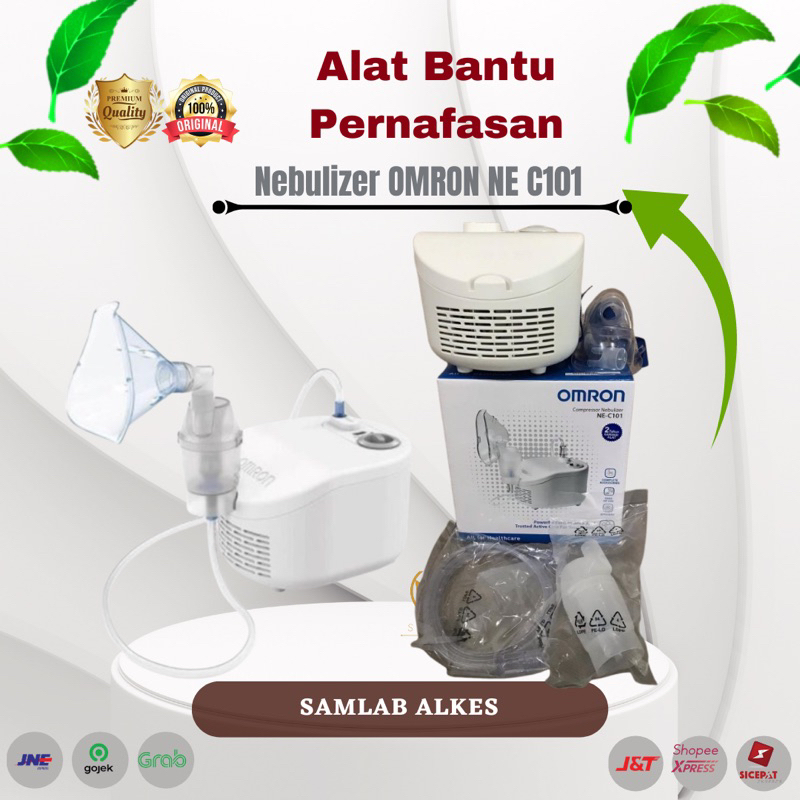 NEBULIZER OMRON NE C101 / ALAT UAP DEWASA,ANAK DAN BAYI SAMLAB ALKES