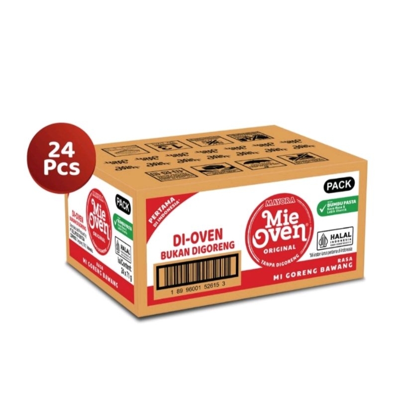 MIE OVEN MAYORA//RASA MI GORENG BAWANG [1dus 24pcs]