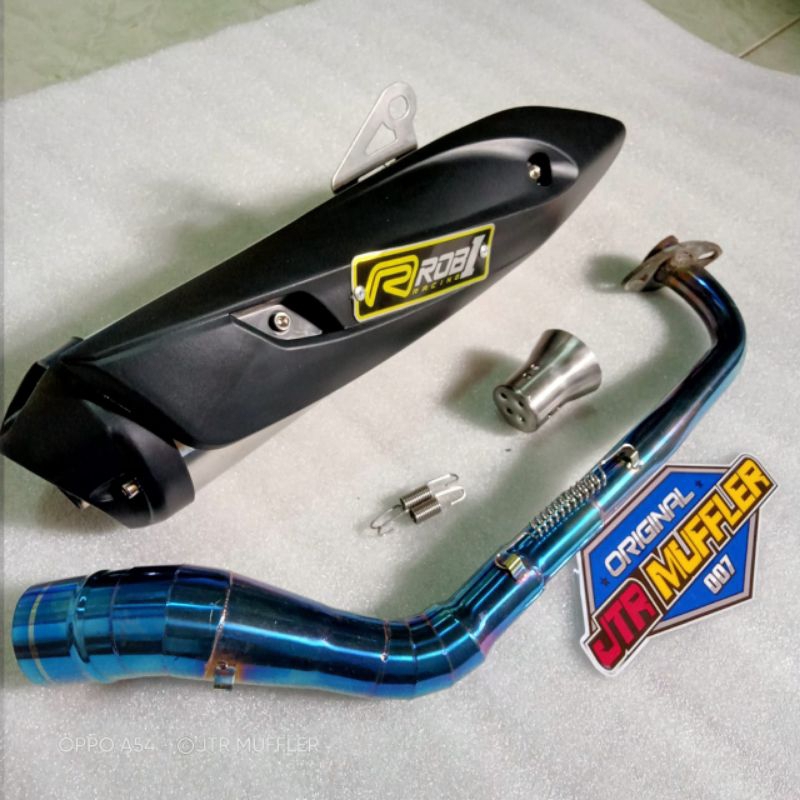 Knalpot racing Rob 1 Nmax Aerox Lexi vario Pcx 150 160