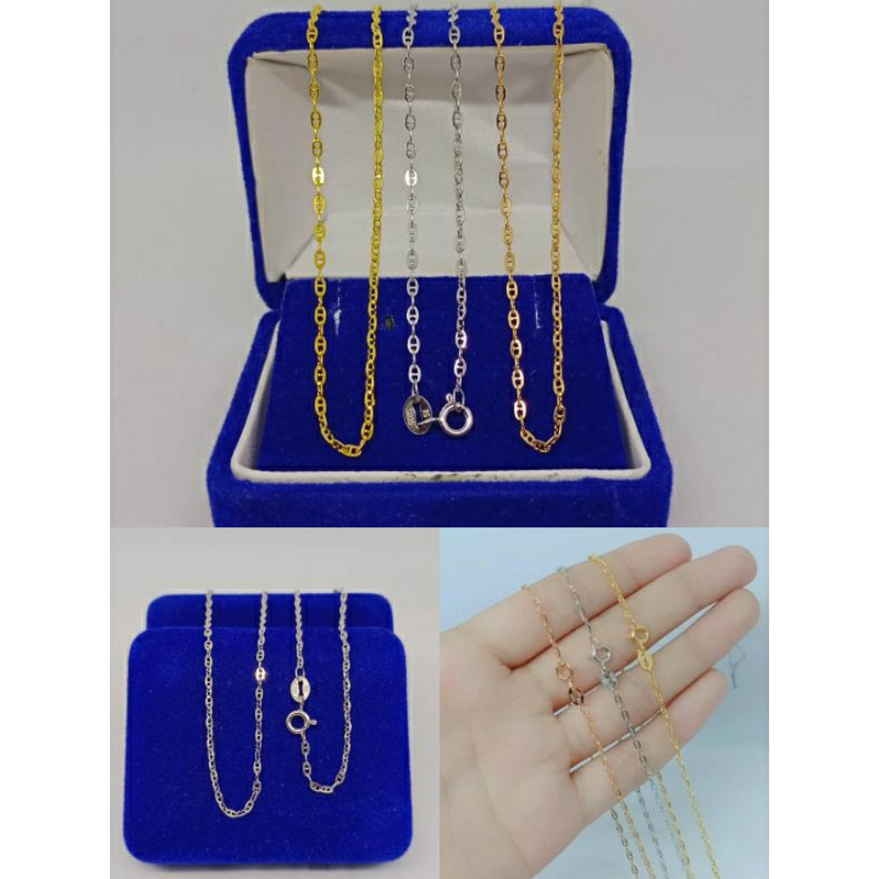 kalung rantai mini carti*r/perak asli silver 925 lapis emas/perhiasan fashion wanita terbaru