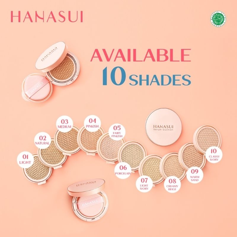 [10 Shades] Hanasui Serum Cushion | BB Cushion