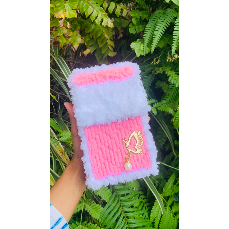 Tas Rajut Kanvas || Handmade || Phone Bag