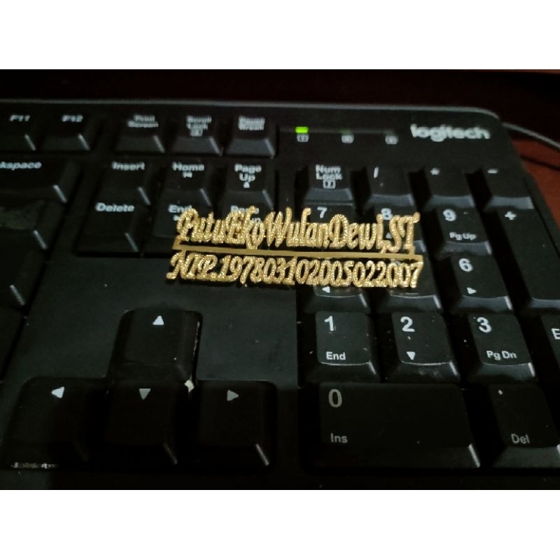 Bros Nip Nama Lapis Emas Custom