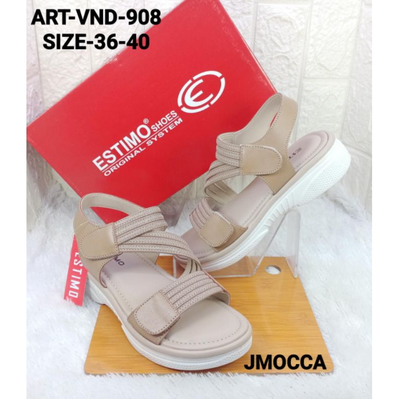 SANDAL WEDGES IMPORT WANITA ESTIMO VND-908