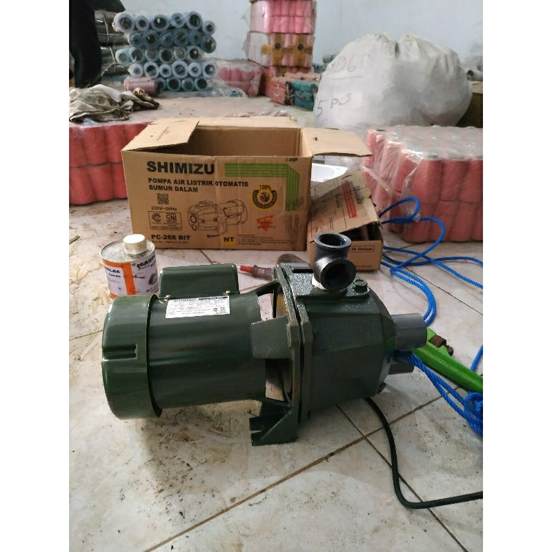 Mesin Pompa Air Jet Pump Shimizu PC 268 BIT + Pasang