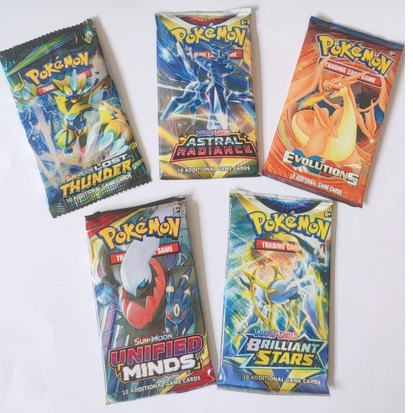 Kartu Pokemon Booster Pack Bahasa Inggris Untuk Koleksi Anak