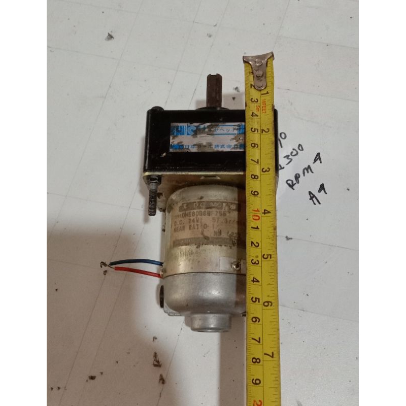 Dc Motor Gearbok 24V Ratio 1 : 180 8Rpm High Torque