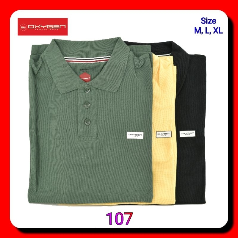 Kaos Kerah Pria Oxygen 107 Lengan Pendek