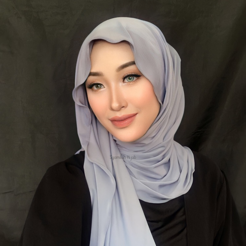 SyamilahHijab-Pashmina Mleyot Kaos Jersey Premium Anti Kusut