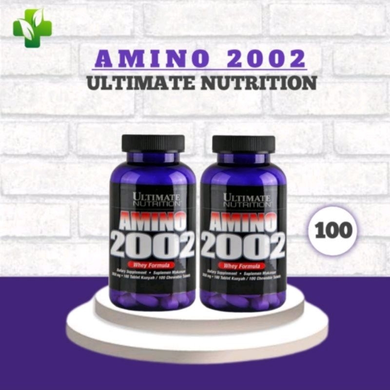 Amino 2002 Ultimate Nutrition Asli Original Suplemen Otot Ultimate Nutrition Isi 100 tablet