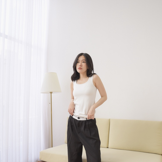 (COD) OH Fashion Tanktop Square Celini Top Wanita #0532