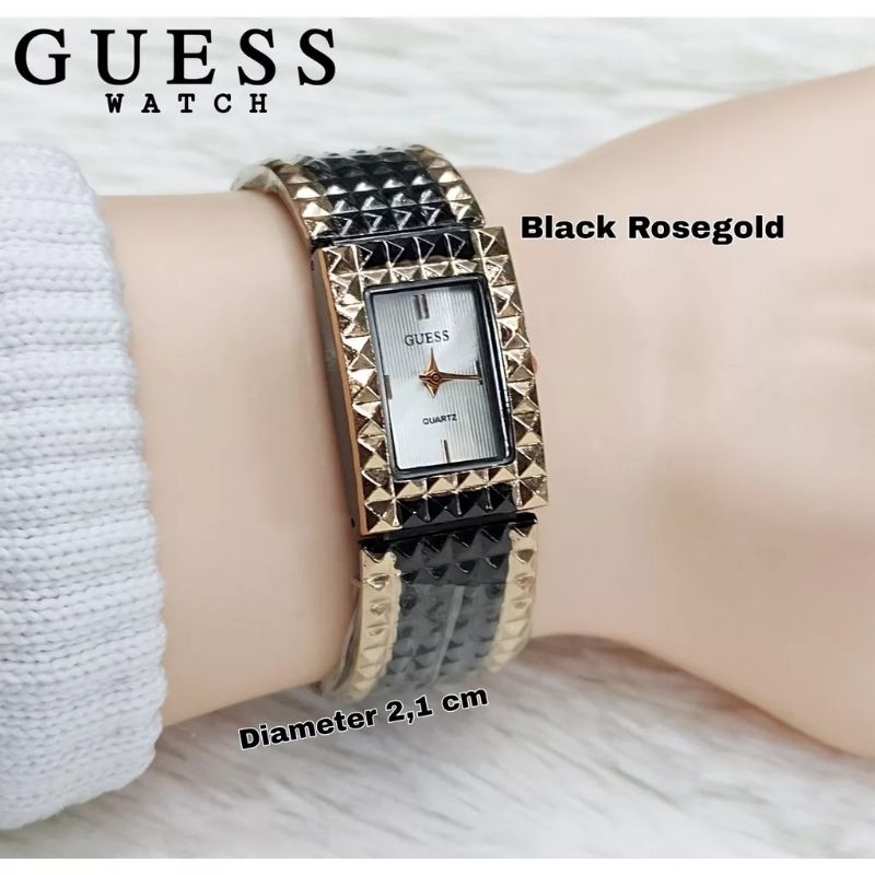 PROMO GUESS | Jam Tangan Wanita kecil motif Gelang Mewah murah