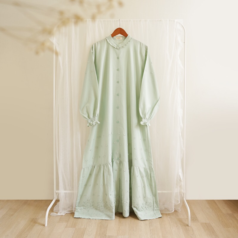 Nufi Baby - Maheera Eid Series Dewasa | Baju Lebaran Keluarga | Gamis | Koko | Tunik | Tunic | Koko 