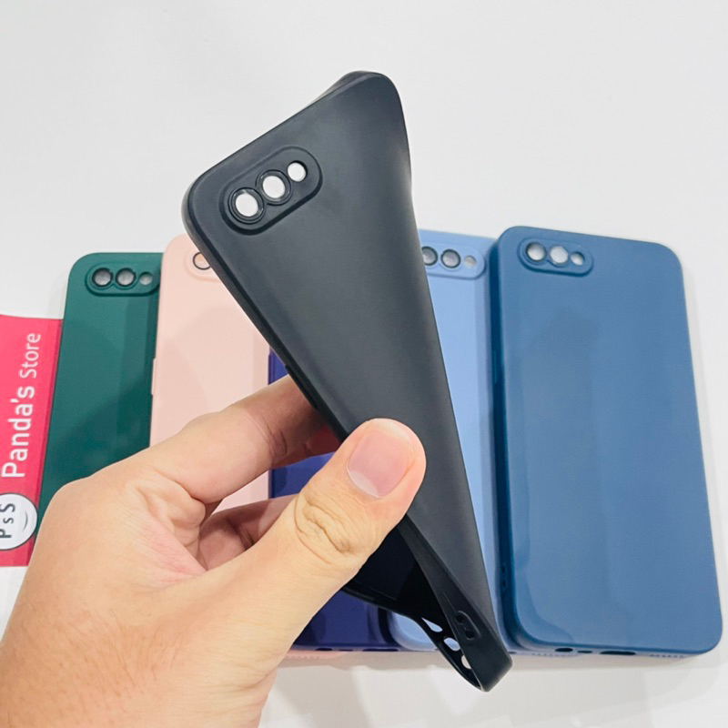 Case Realme C2 Lenspro Makaron Full Color Softcase Pro Lensa