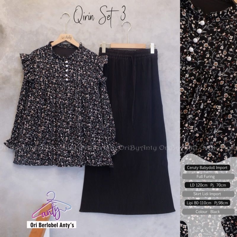 QIRIN SET 3 BY ANTY /MOMO SET CQRDI BY ANTY  /MICHELLIN SET 2 BY ANTY