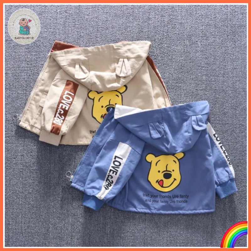 JAKET PARASUT ANAK SEMI KATUN HOODIE ZIPPER ANAK IMPORT /JAKET ANAK DINO MICKEY LAKI2 PEREMPUAN / MANTEL LUCU KOREA