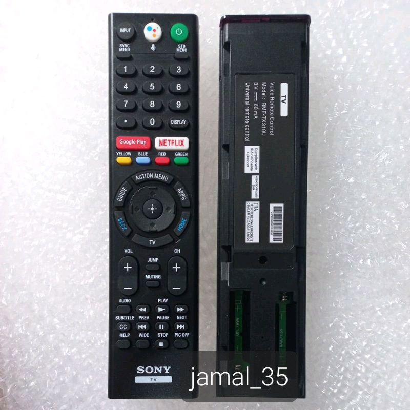 REMOT TV SONY ANDROID SMART TV RMF-310U Voice ORIGINAL