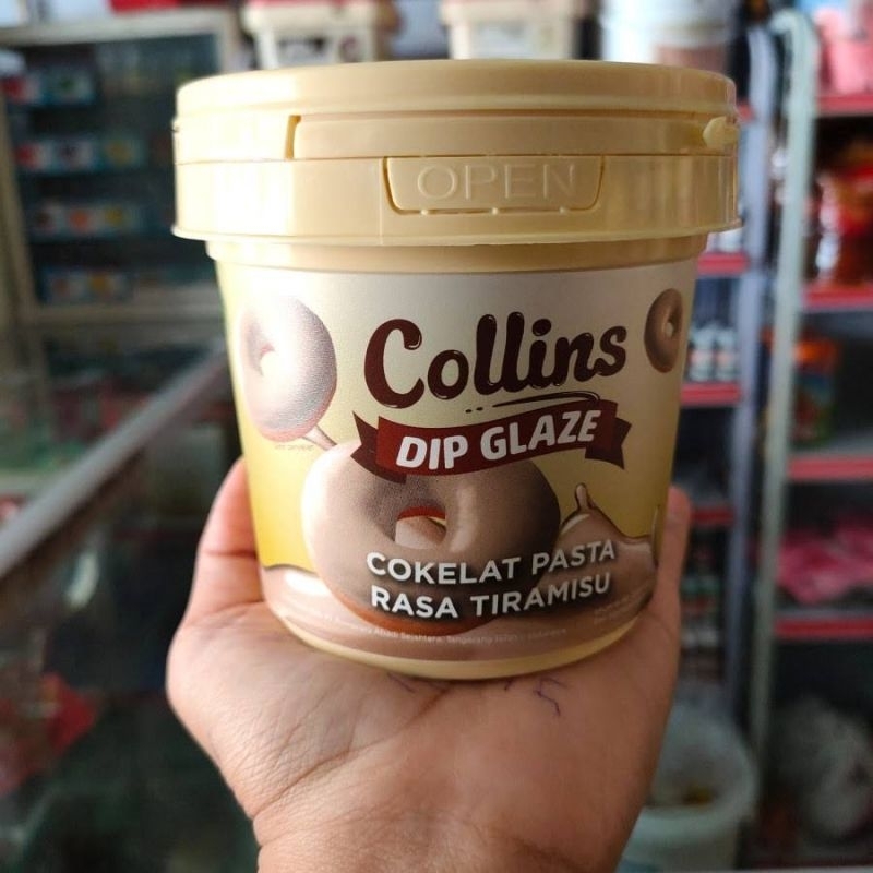 

Korzaln 300Gram 300Gr 300 Gram Collins Dip Glaze Dipglaze Ukuran Ember Pail Pil Kecil Mini Selai