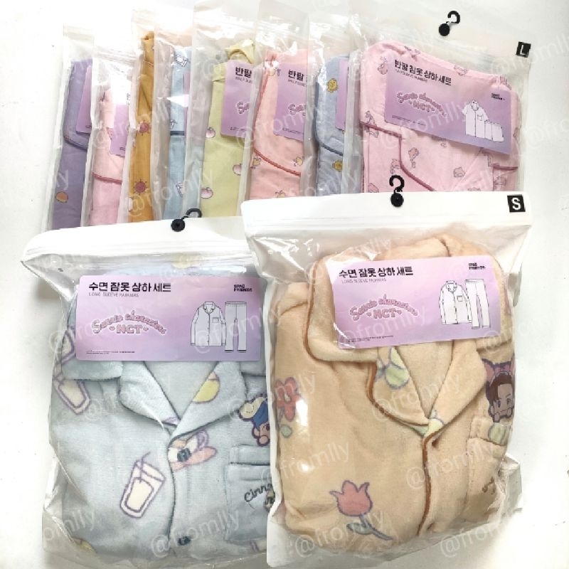 [READY] NCT X SANRIO SPAO SUMMER PAJAMA + PHOTOCARD / WINTER FLUFFY PAJAMA NO PC Taeil Johnny Taeyon