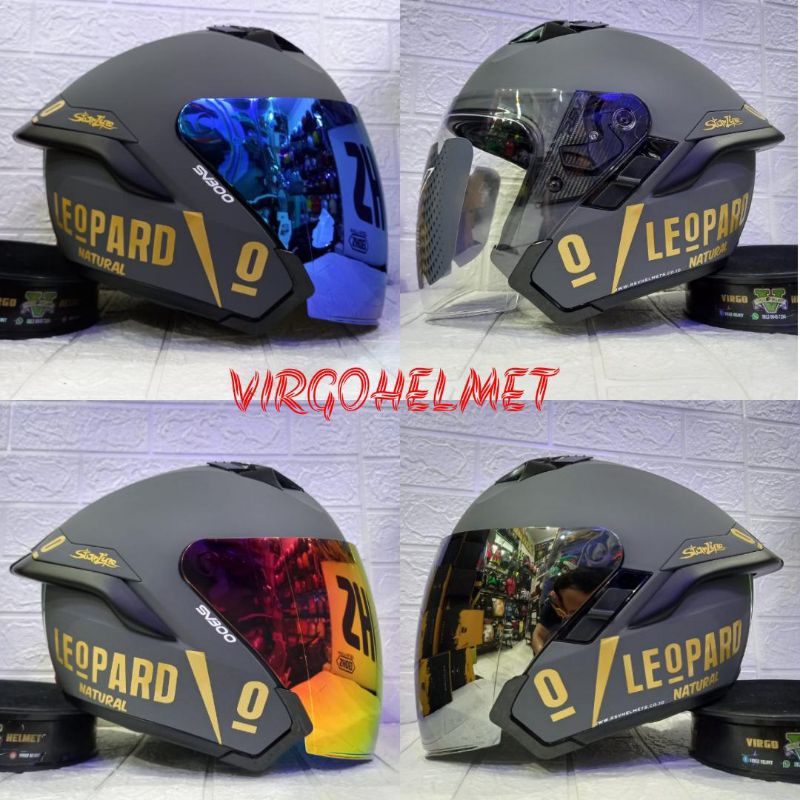 HELM RSV SV300 SOLOD CHARCOAL PAKET GANTENG