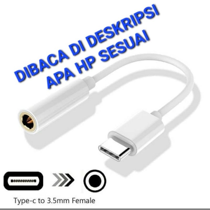 adaptor USB - C to 3.5mm / AUX Kabel Adapter Converter