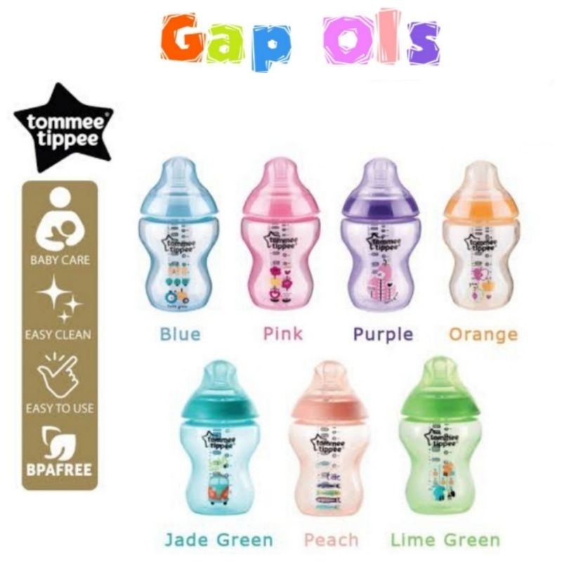 TOMMEE TIPPEE Closer to Nature Baby Bottle Tommee Tippee Botol Susu Wideneck