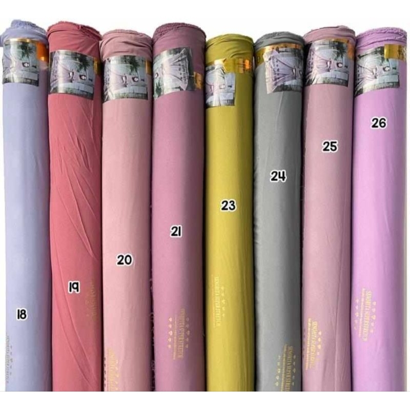 Kain kiloan termurah / kain wolfis premium A grade roll dikilo