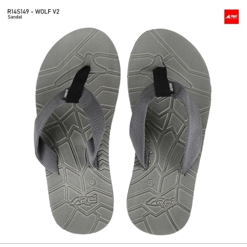 sandal jepit wolf  ilama  original rei arei outdoor gunung