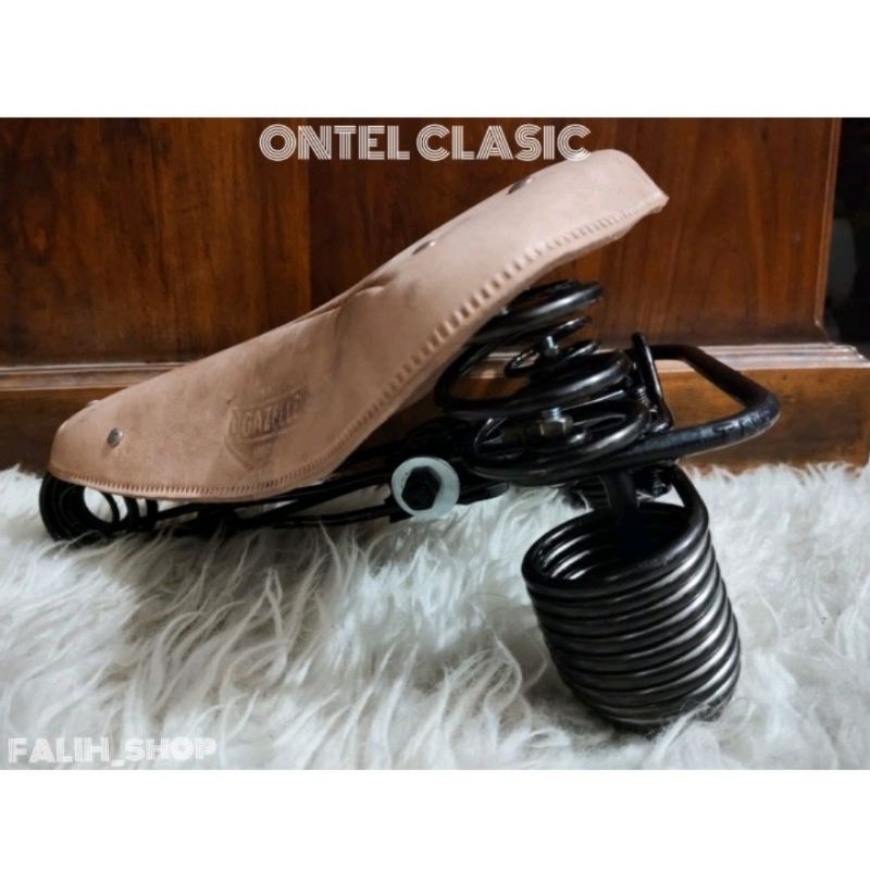 SADEL SEDEL KULIT SEPEDA ONTHEL ONTEL KUNO - KULIT ASLI BROKS