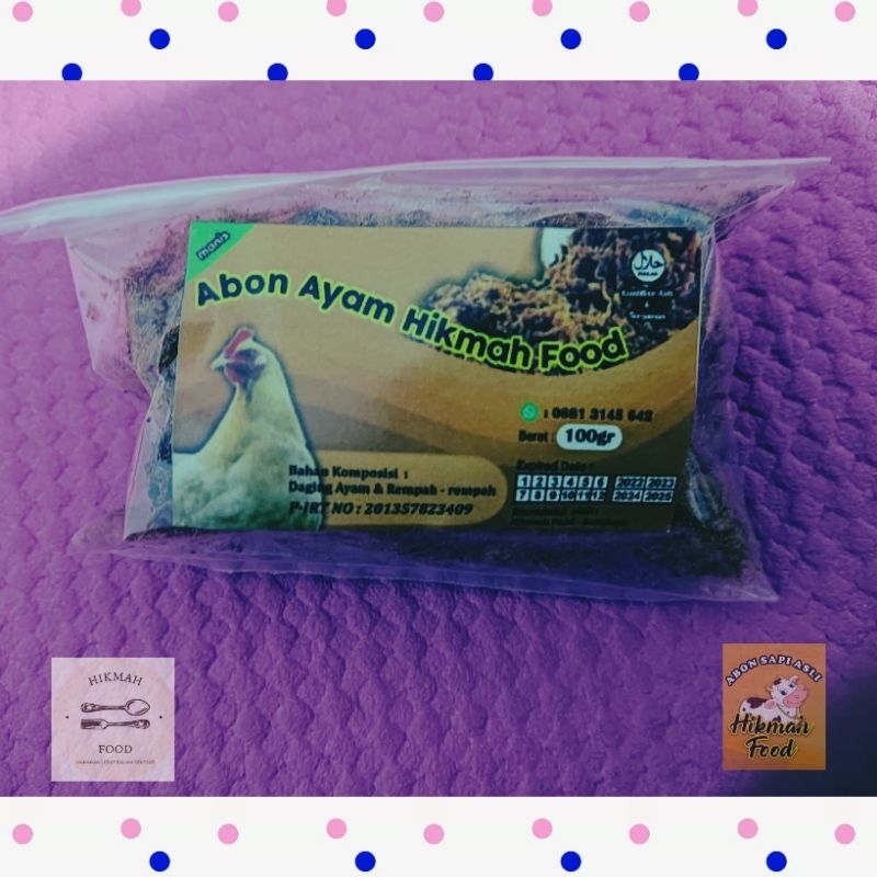 

Abon Ayam Hikmah Food MANIS 100gr