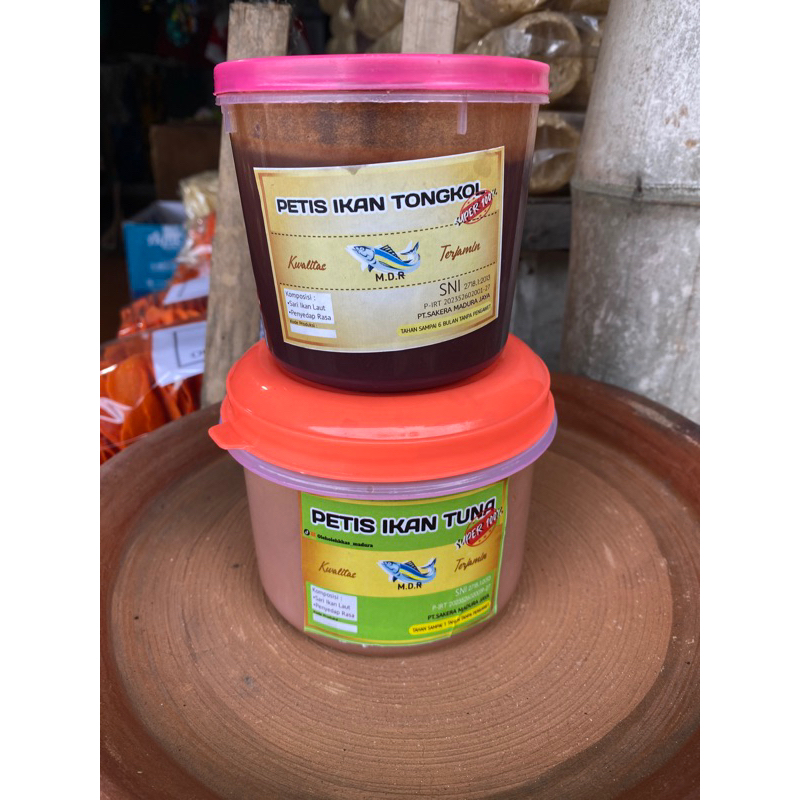 (Sakera) Paket Hemat (Petis Ikan Tuna 1kg&amp; Petis Tongkol 600g)