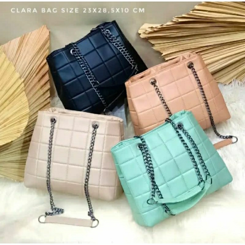 Tas wanita 3 ruang totebag clara