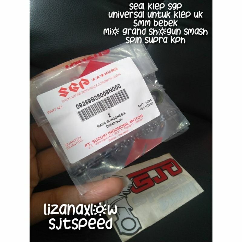 seal klep sgp shogun smash ori
